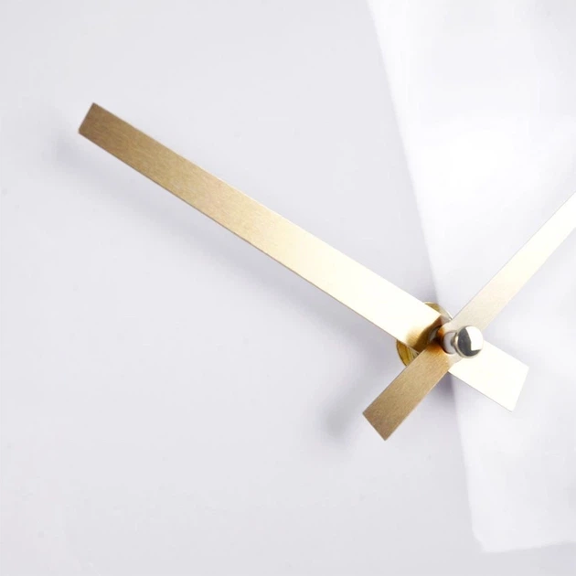 Настінний годинник Vilde 569610-B Білий Золотий 30 см (5904316455248) - зображення 7