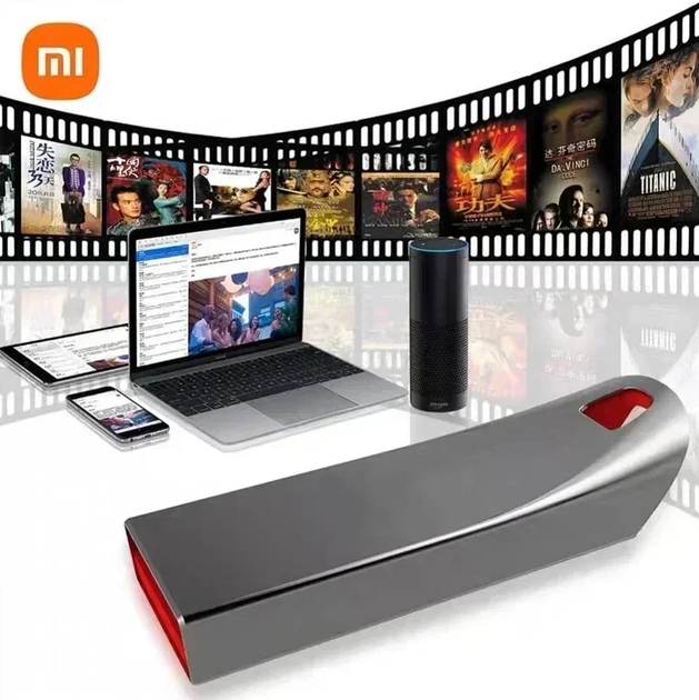 Флешка 2 ТБ Seuno 859 USB 3.0 металева срібляста (GS859) - изображение 8