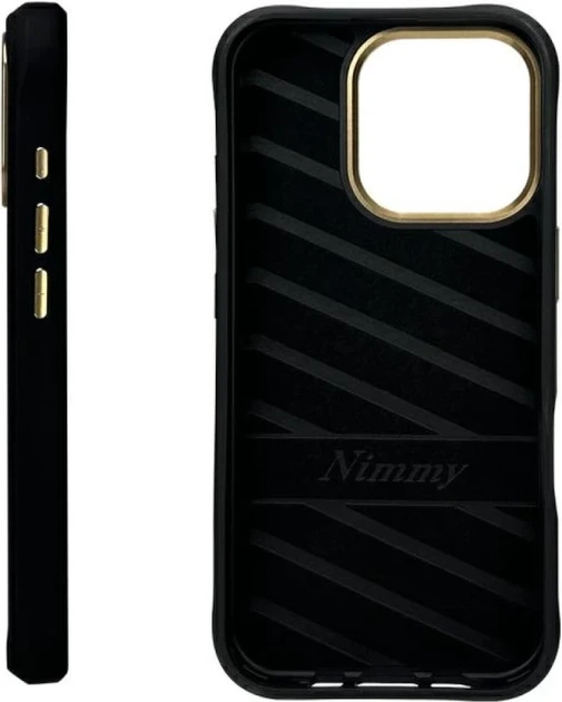 Etui plecki Nimmy Cool&Cute 2.0 Monkey do Apple iPhone 16 Pro Max Black (6971080319532) - obraz 2