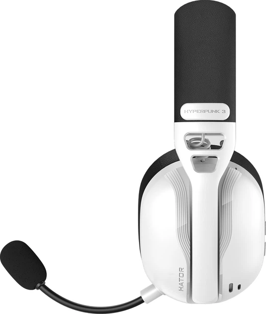 Słuchawki Hator Hyperpunk 3 Wireless White (8721249196843) - obraz 3