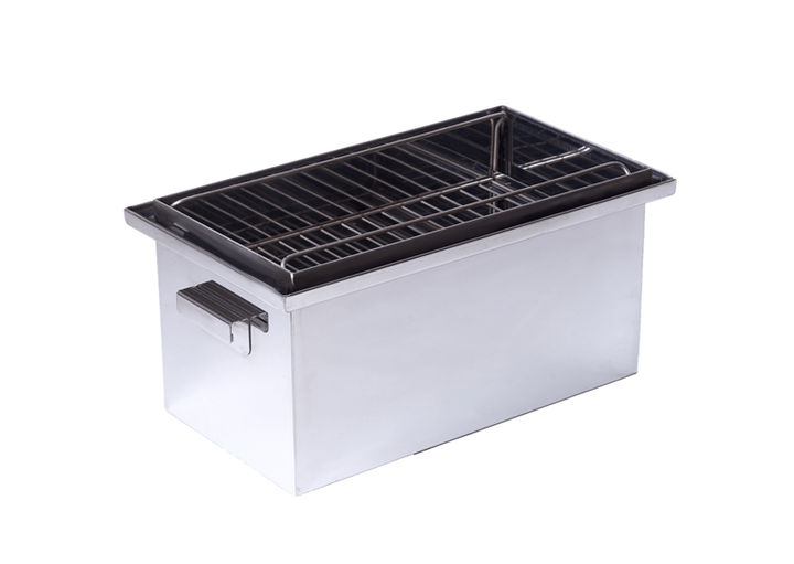 Коптильня SmokeHouse Kit L DeLuxe 520х300х320 мм до 6 кг для горячего и холодного копчения с термометром и дымогенератором нержавеющая сталь - изображение 2