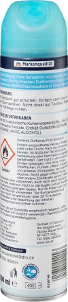 Освіжувач повітря Denkmit Pure Sensation,300 мл - Фото 2 Освіжувач повітря Denkmit Pure Sensation,300 мл - зображення 2