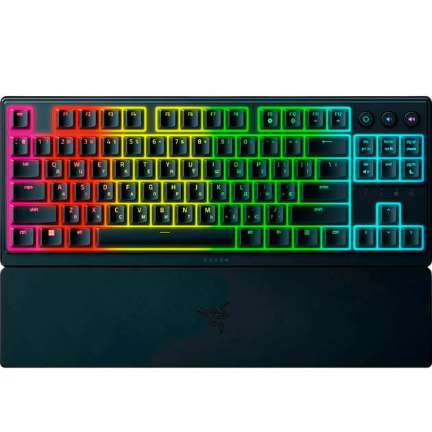 Клавіатура Razer Ornata V3 UKR Black (RZ03-04881800-R371) - Фото 1 Клавіатура Razer Ornata V3 UKR Black (RZ03-04881800-R371) - изображение 1