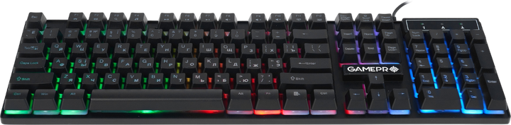 Клавіатура GamePro GK296 RGB Black - Фото 2 Клавіатура GamePro GK296 RGB Black - зображення 2