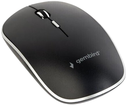 Миша бездротова Gembird MUSW-4BSC-01 Black - Фото 1 Миша бездротова Gembird MUSW-4BSC-01 Black - изображение 1