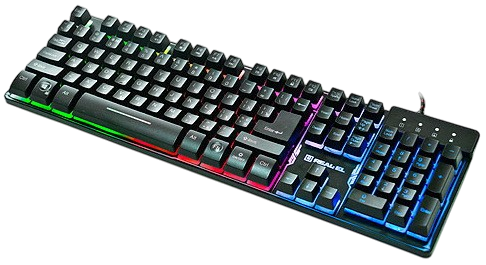 Клавіатура REAL-EL Gaming 8700 RGB Black (EL123100015) - зображення 3