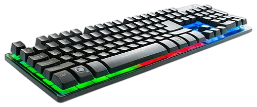 Клавіатура REAL-EL Gaming 8700 RGB Black (EL123100015) - зображення 2