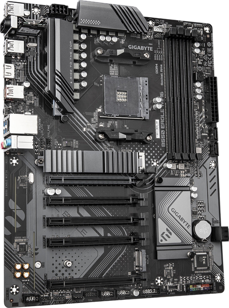 Материнська плата Gigabyte B550 EAGLE WIFI6 Socket AM4 - Фото 2 Материнська плата Gigabyte B550 EAGLE WIFI6 Socket AM4 - зображення 2