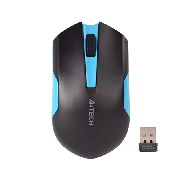 Миша бездротова A4Tech G3-200N Black/Blue - Фото 1 Миша бездротова A4Tech G3-200N Black/Blue - зображення 1