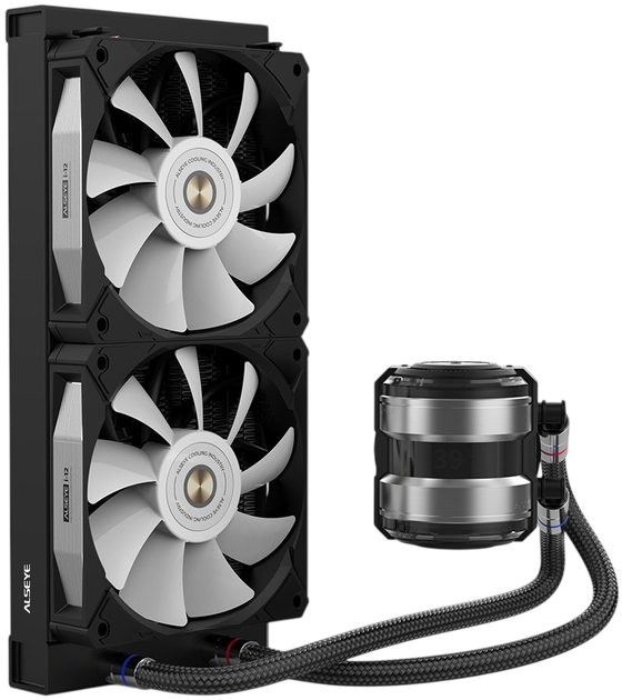 Водное охлаждение Alseye i240-B-SE ARGB Black (AS.02.08.0011) - изображение 2