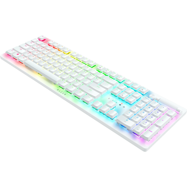 Клавіатура бездротова Razer DeathStalker V2 Pro Purple Switch ENG RGB White (RZ03-04363500-R3M1) - зображення 2