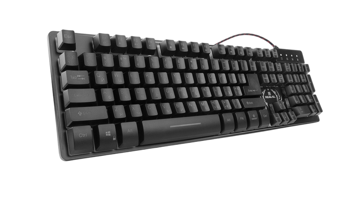 Клавіатура REAL-EL Comfort 7090 Backlit RGB Black (EL123100031) - Фото 2 Клавіатура REAL-EL Comfort 7090 Backlit RGB Black (EL123100031) - зображення 2
