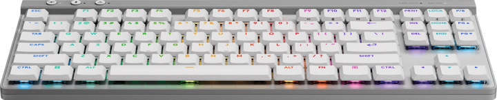 Клавіатура бездротова Logitech G515 Lightspeed RGB White (920-012539) - Фото 2 Клавіатура бездротова Logitech G515 Lightspeed RGB White (920-012539) - изображение 2