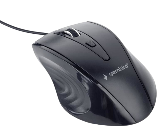 Миша Gembird MUS-4B-02 Black - Фото 1 Миша Gembird MUS-4B-02 Black - зображення 1