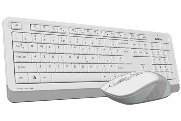 Комплект (клавіатура, миша) бездротовий A4Tech Fstyler FG1010 White - Фото 1 Комплект (клавіатура, миша) бездротовий A4Tech Fstyler FG1010 White - изображение 1