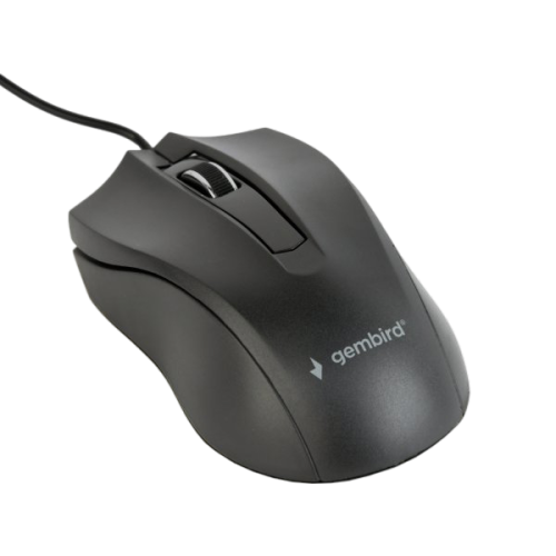 Миша Gembird MUS-3B-01 Black - Фото 1 Миша Gembird MUS-3B-01 Black - изображение 1