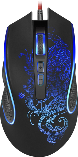 Миша Defender Venom GM-640L RGB Black (52640) - Фото 1 Миша Defender Venom GM-640L RGB Black (52640) - изображение 1