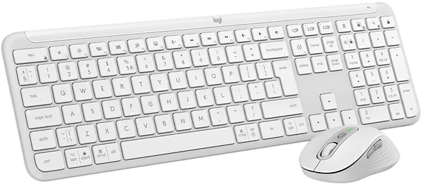 Комплект (клавіатура, миша) бездротовий Logitech Signature Slim Combo MK950 OffWhite (920-012491) - Фото 1 Комплект (клавіатура, миша) бездротовий Logitech Signature Slim Combo MK950 OffWhite (920-012491) - изображение 1