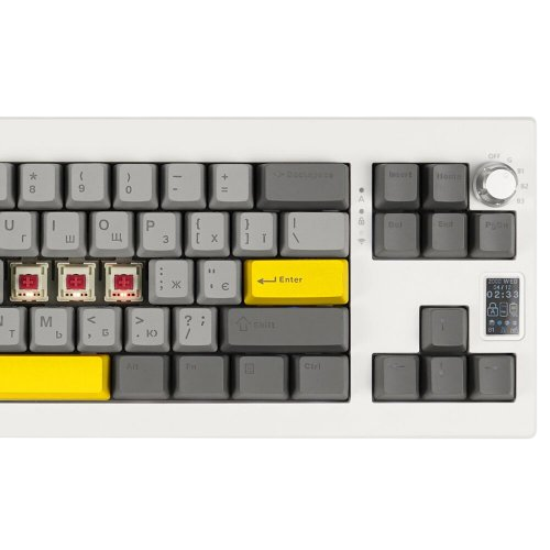 Клавіатура бездротова Epomaker Shadow-X Mulan Switch UA RGB White (SHX-W-M) - зображення 2