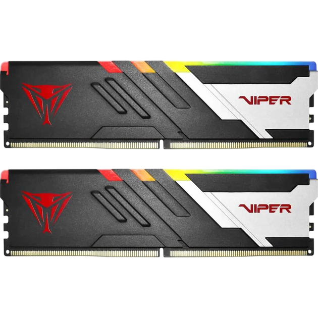 Оперативна пам'ять Patriot 32GB (2x16GB) DDR5 7000MHz Viper Venom RGB (PVVR532G700C32K) - Фото 1 Оперативна пам'ять Patriot 32GB (2x16GB) DDR5 7000MHz Viper Venom RGB (PVVR532G700C32K) - зображення 1