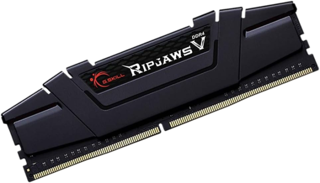 Оперативна пам'ять G.Skill 16GB DDR4 3200MHz Ripjaws V Black (F4-3200C16S-16GVK) - Фото 1 Оперативна пам'ять G.Skill 16GB DDR4 3200MHz Ripjaws V Black (F4-3200C16S-16GVK) - зображення 1