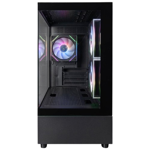 Корпус 1stPlayer Mi5-BK-2FC7R-1FC7 ARGB Black - зображення 2