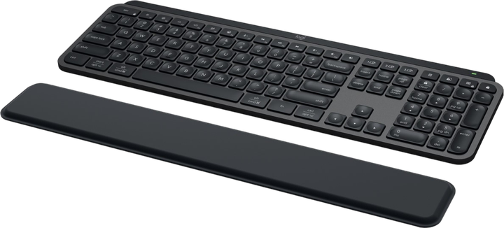 Клавіатура бездротова Logitech MX Keys S Plus Palm Rest Graphite (920-011589) - Фото 3 Клавіатура бездротова Logitech MX Keys S Plus Palm Rest Graphite (920-011589) - зображення 3