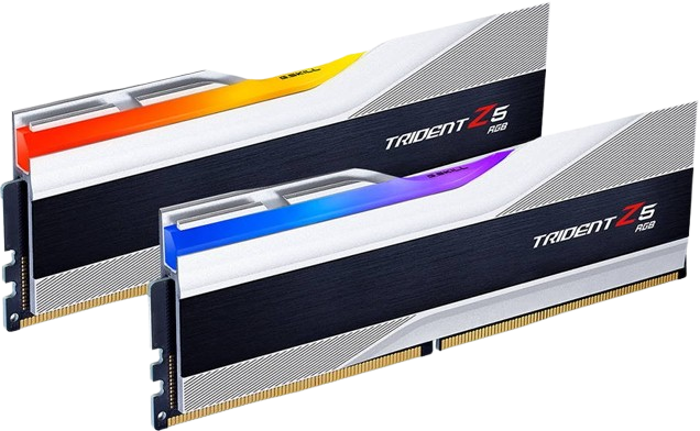 Оперативна пам'ять G.Skill 32GB (2x16GB) DDR5 8000MHz Trident Z5 RGB Silver (F5-8000J3848H16GX2-TZ5RS) - Фото 1 Оперативна пам'ять G.Skill 32GB (2x16GB) DDR5 8000MHz Trident Z5 RGB Silver (F5-8000J3848H16GX2-TZ5RS) - зображення 1