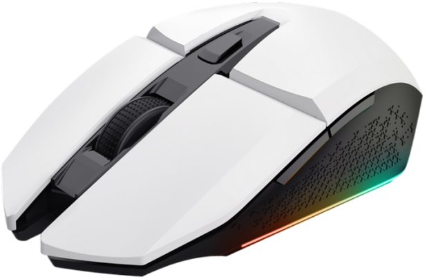 Миша бездротова Trust GXT 110 Felox RGB White (25069) - Фото 1 Миша бездротова Trust GXT 110 Felox RGB White (25069) - зображення 1