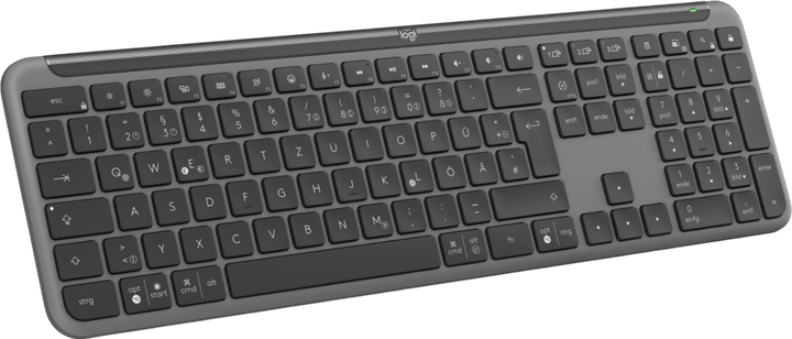 Клавіатура бездротова Logitech Signature Slim K950 US Graphite (920-012465) - зображення 2