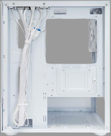 Корпус 1stPlayer Mi2-A-WH-2F7R-W-1F7-W ARGB White - изображение 3