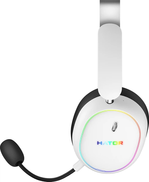 Słuchawki Hator Phoenix 2 Wireless White (8721249196867) - obraz 3