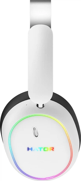 Słuchawki Hator Phoenix 2 Wireless White (8721249196867) - obraz 5