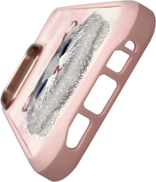 Etui plecki Nimmy Big Eyed Pet 2.0 Cat do Apple iPhone 16 Pro Max Pink (6971080319808) - obraz 3