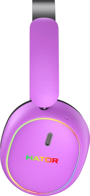 Słuchawki Hator Phoenix 2 Wireless Cyber Violet (8721249230899) - obraz 4