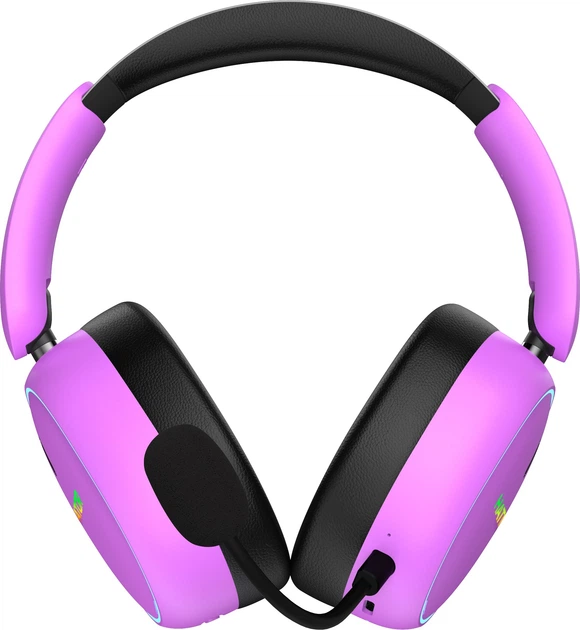 Słuchawki Hator Phoenix 2 Wireless Cyber Violet (8721249230899) - obraz 6