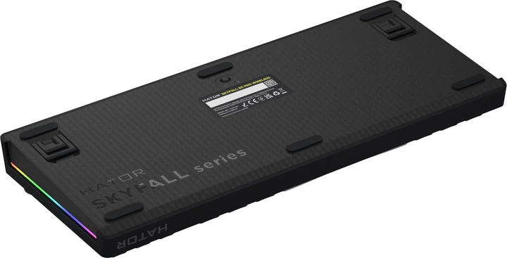 Klawiatura bezprzewodowa HATOR Skyfall 80 Pro Vanila Silent Switch Bluetooth/USB Grey/Black (HTK4180) - obraz 7