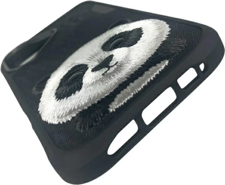 Etui plecki Nimmy Big Eyed Pet 2.0 Panda do Apple iPhone 16 Black (6971080319754) - obraz 5