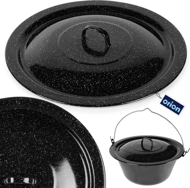 Кришка Orion 126302 емальована для казана 9.5 л 36 см (8592381126414) - зображення 3