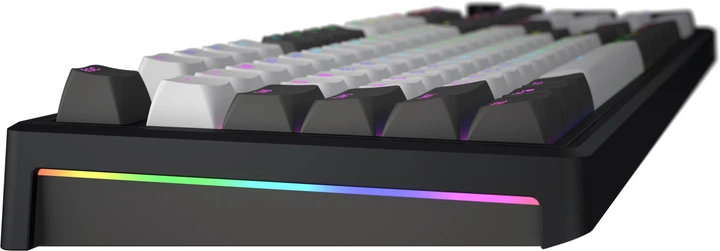 Klawiatura bezprzewodowa HATOR Skyfall 100 Pro Vanila Silent Switch Bluetooth/USB Grey/Black (HTK4100) - obraz 6