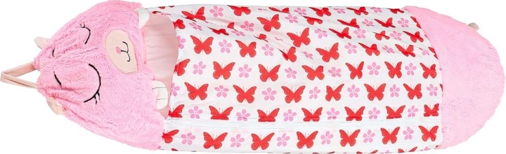 Śpiwór turystyczny KIK dla dzieci 125 x 50 cm Różowy KX3016 (5903039768048) - obraz 2