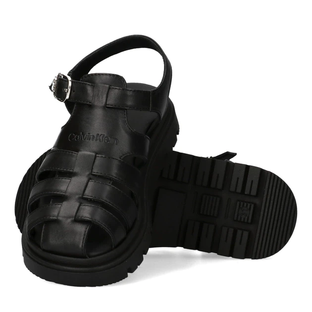 Женские сандалии Calvin Klein V4B2-83361-0092999 37 23 см Черные (8054491105906) - Фото 3 Женские сандалии Calvin Klein V4B2-83361-0092999 37 23 см Черные (8054491105906) - изображение 3