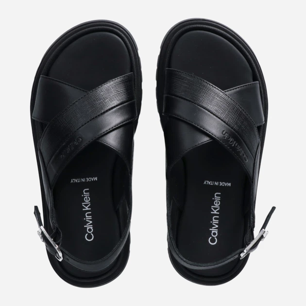 Жіночі сандалі Calvin Klein V4B2-83363-0092999 38 24 см Чорні (8054491106118) - зображення 3
