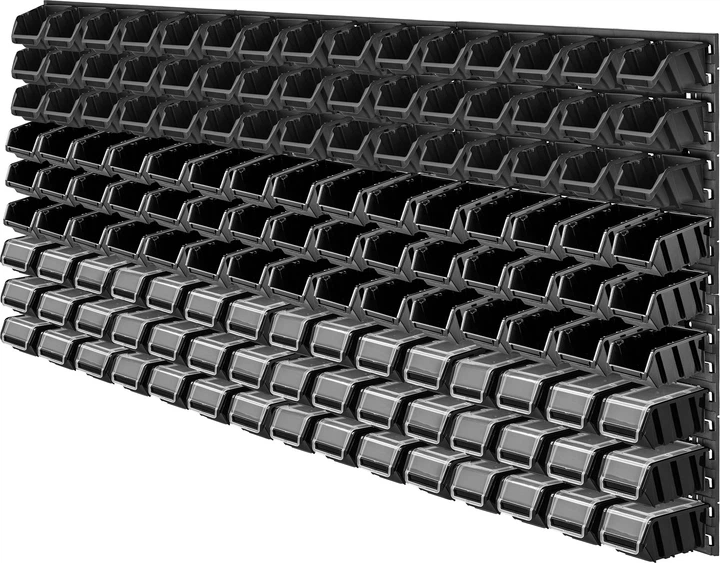 Tablica narzędziowa Kadax ścianka warsztatowa 174 x 78 cm 135 elementów K7697 Czarna (5903699468494) - obraz 2