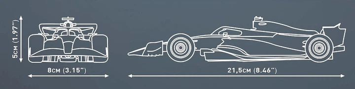 Конструктор Cobi Action Town A524 Alpine F1 1:26 276 елементів COBI-1684 (5902251016845) - зображення 8