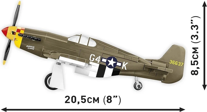 Конструктор Cobi Historical Collection World War II Mustang P-51B 1:48 155 елементів COBI-5869 (5902251058692) - зображення 5