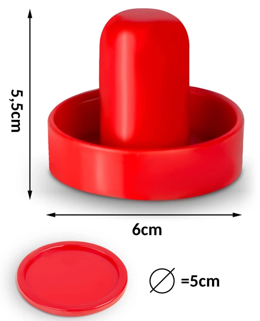 Набір відбивачів Neo Sport фетровий диск набір для аерохокею (5903890621957) - зображення 3
