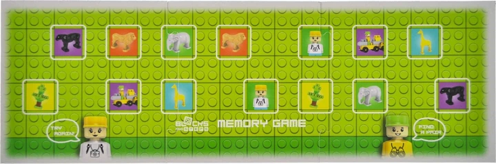 Конструктор Marioinex Block and Steps 3 в 1 Пригоди на сафарі + Настільна гра 89 елементів QB300-006 (4823037611249) - зображення 3