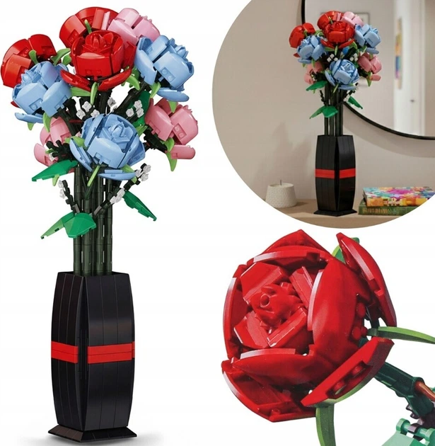 Конструктор Mega Creative Flowers 756 елементів (5907414303770) - зображення 4