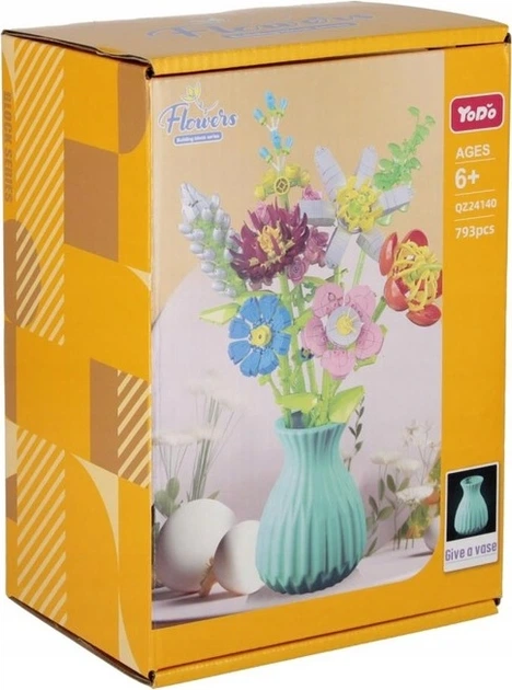 Конструктор Mega Creative Flowers 793 елементів QZ24140 (5907414303848) - зображення 2